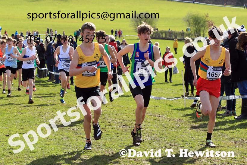 Boys Under-15s 2022 CAU Inter Counties Cross Country, Prestwold Hall, Loughborough.  Photo: David T. Hewitson/Sports for All Pics